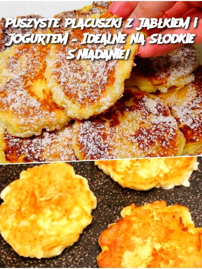 Puszyste Placuszki z Jabłkiem i Jogurtem – Idealne na Słodkie Śniadanie!