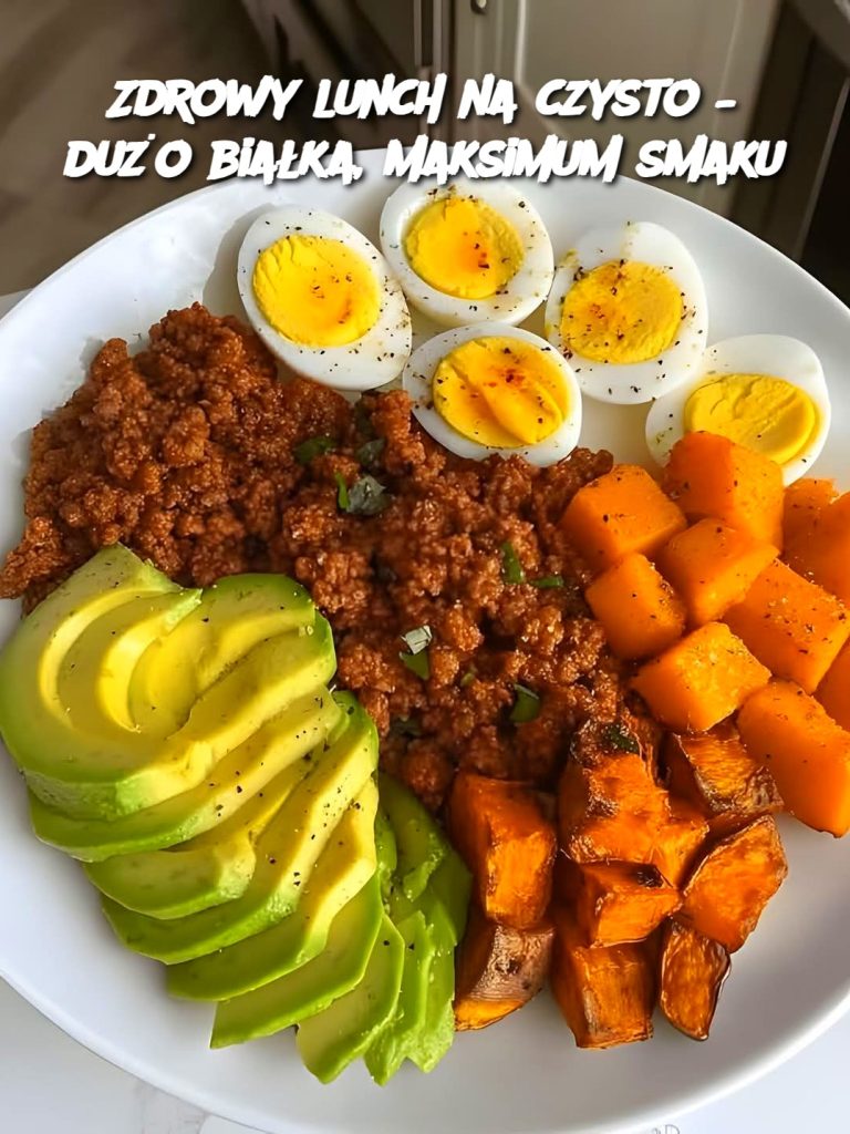 Zdrowy lunch na czysto – dużo białka, maksimum smaku