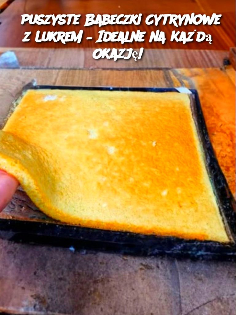 Puszyste Babeczki Cytrynowe z Lukrem – Idealne na Każdą Okazję!