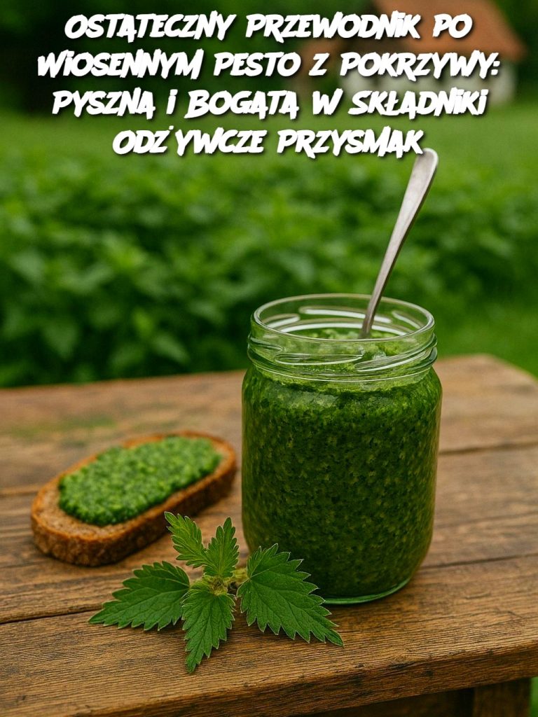 Ostateczny Przewodnik po Wiosennym Pesto z Pokrzywy: Pyszna i Bogata w Składniki Odżywcze Przysmak