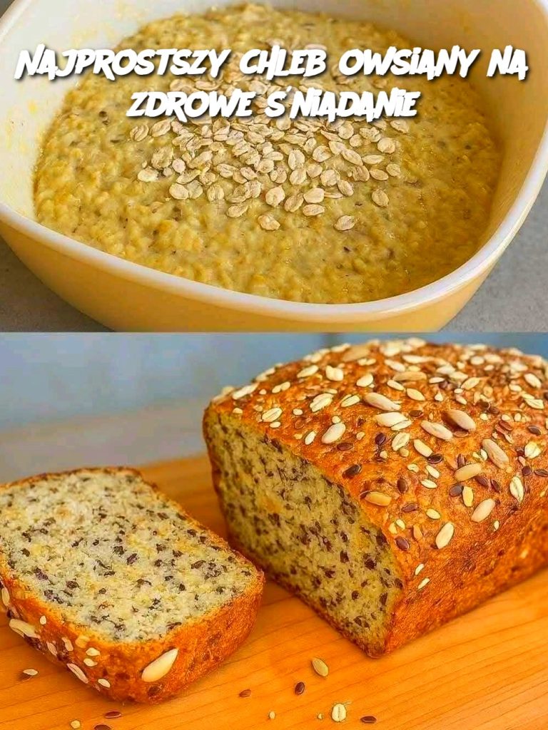 Najprostszy chleb owsiany na zdrowe śniadanie