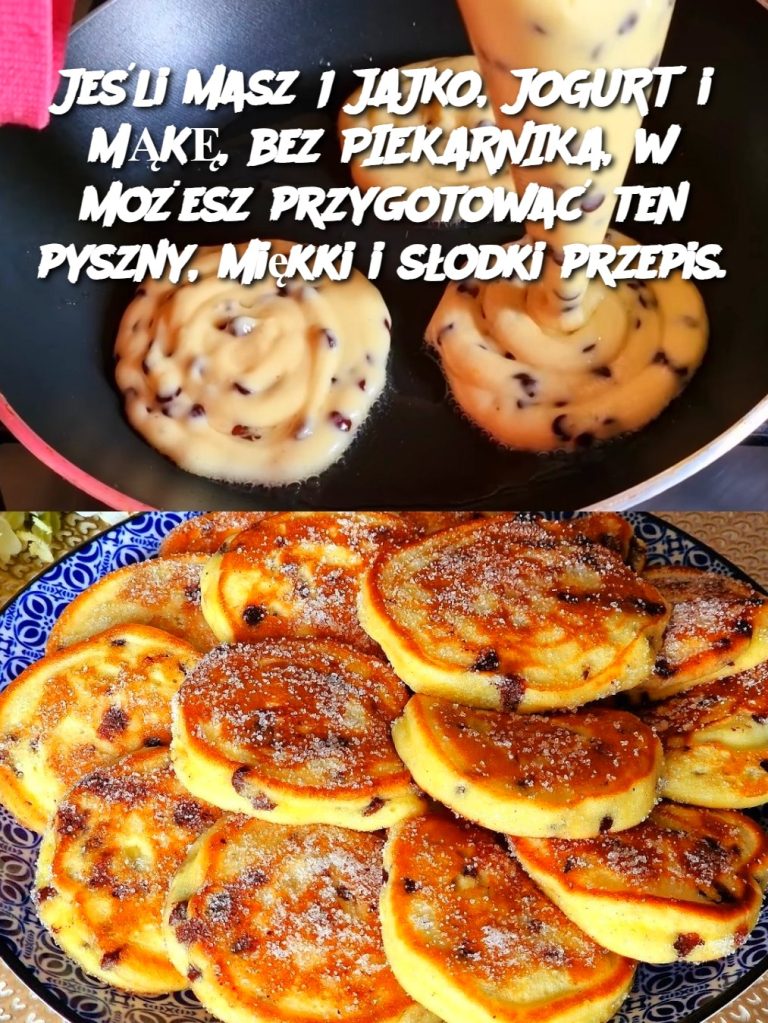 Jeśli masz 1 JAJKO, JOGURT i MĄKĘ, bez PIEKARNIKA, w możesz przygotować ten pyszny, miękki i słodki przepis.
