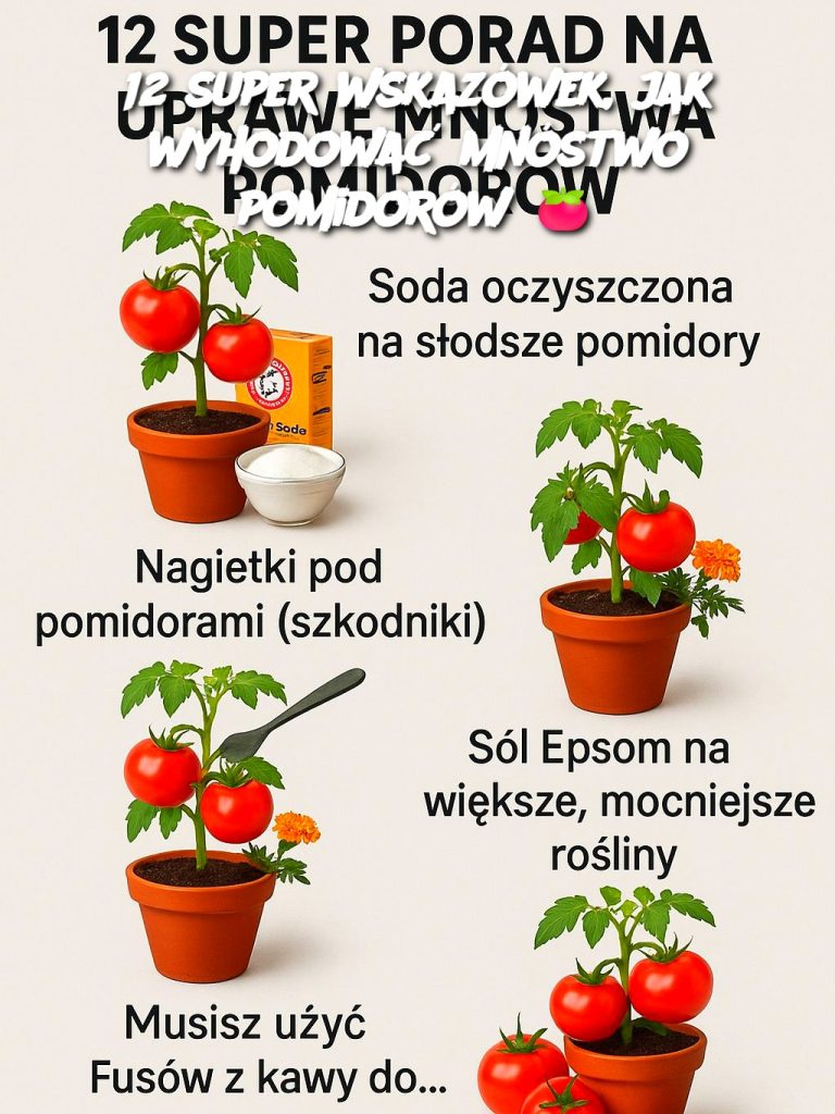 12 super wskazówek, jak wyhodować mnóstwo pomidorów 🍅
