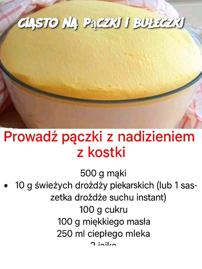 Ciasto na pączki i bułeczki
