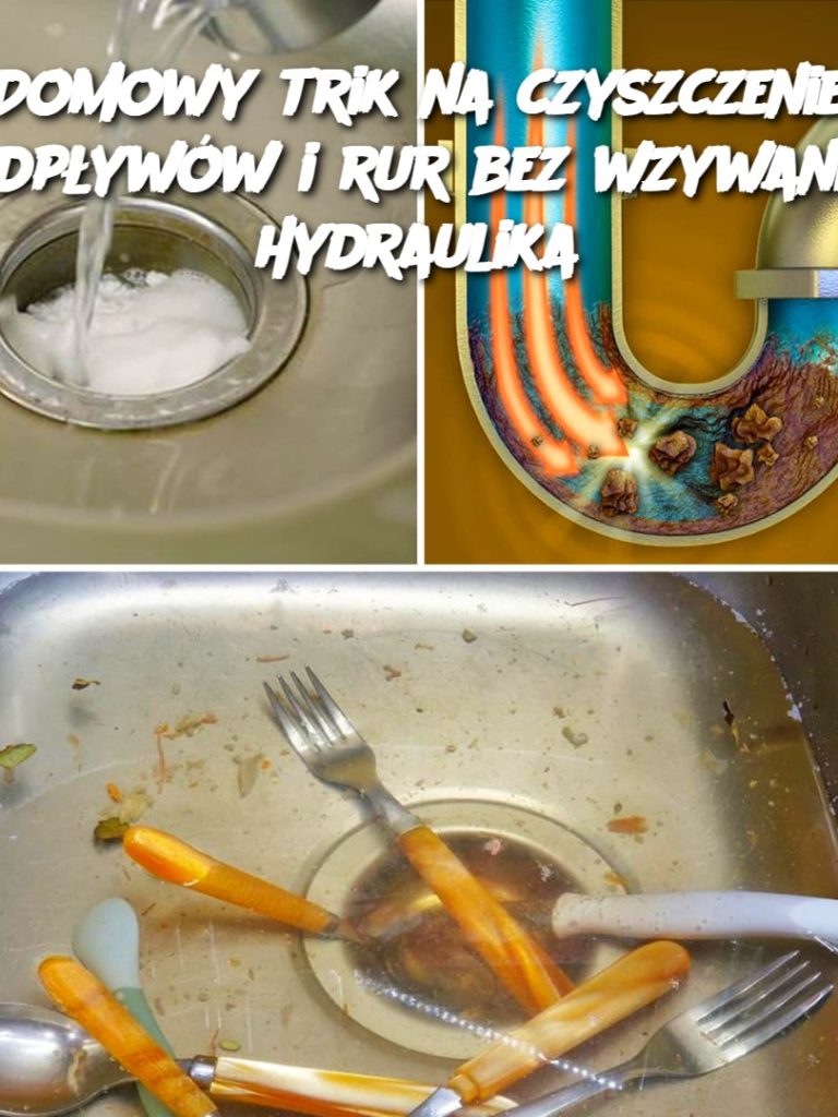 Domowy trik na czyszczenie odpływów i rur bez wzywania hydraulika
