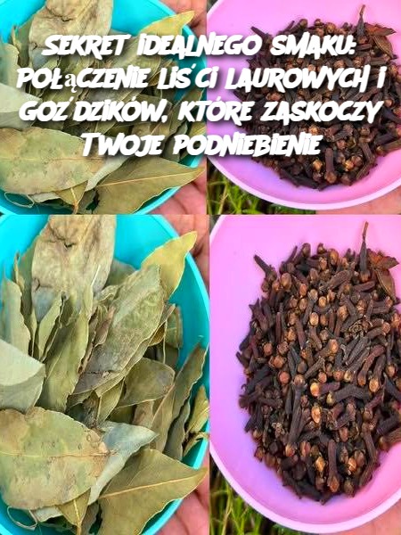 Sekret idealnego smaku: Połączenie liści laurowych i goździków, które zaskoczy Twoje podniebienie