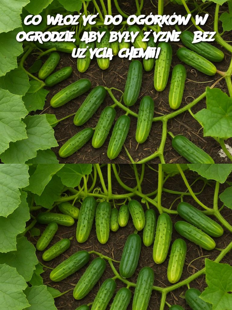 Co włożyć do ogórków w ogrodzie, aby były żyzne? Bez użycia chemii!