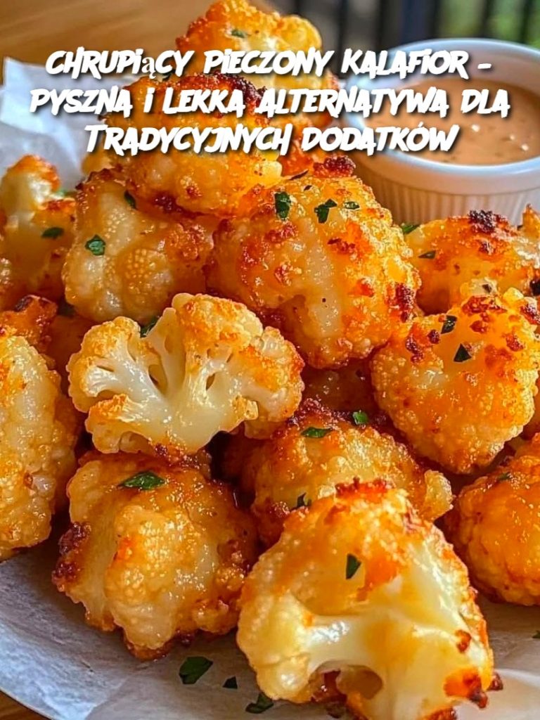 Chrupiący Pieczony Kalafior – Pyszna i Lekka Alternatywa Dla Tradycyjnych Dodatków