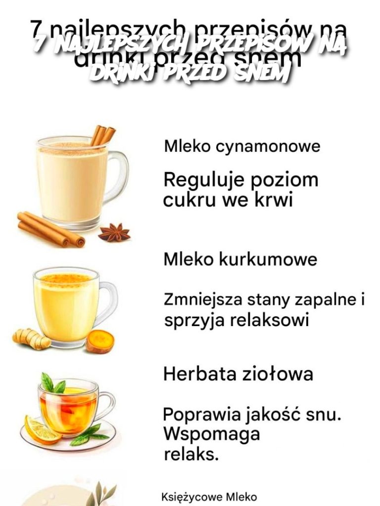 7 najlepszych przepisów na drinki przed snem