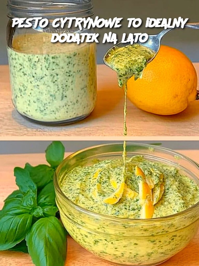 PESTO CYTRYNOWE to idealny dodatek na lato