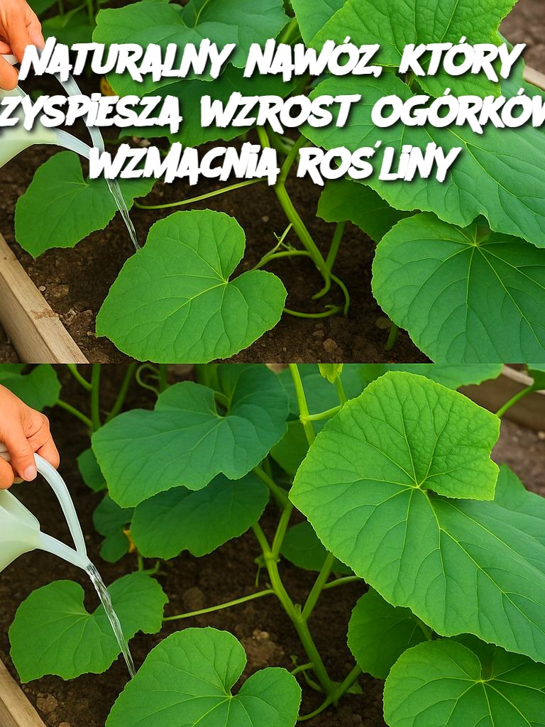 Naturalny nawóz, który przyspiesza wzrost ogórków i wzmacnia rośliny