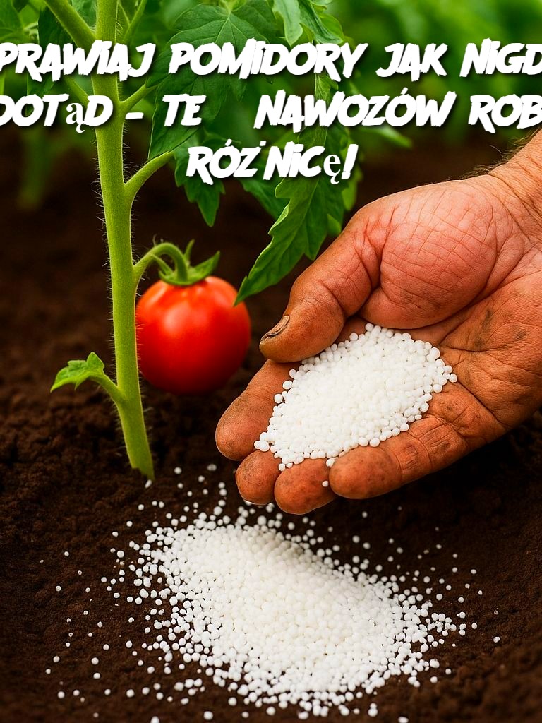 Uprawiaj pomidory jak nigdy dotąd – te 8 nawozów robi różnicę!
