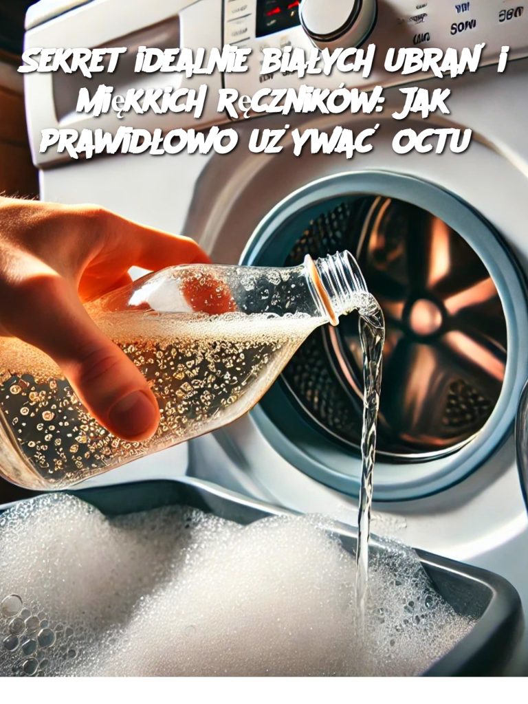 Sekret idealnie białych ubrań i miękkich ręczników: Jak prawidłowo używać octu?