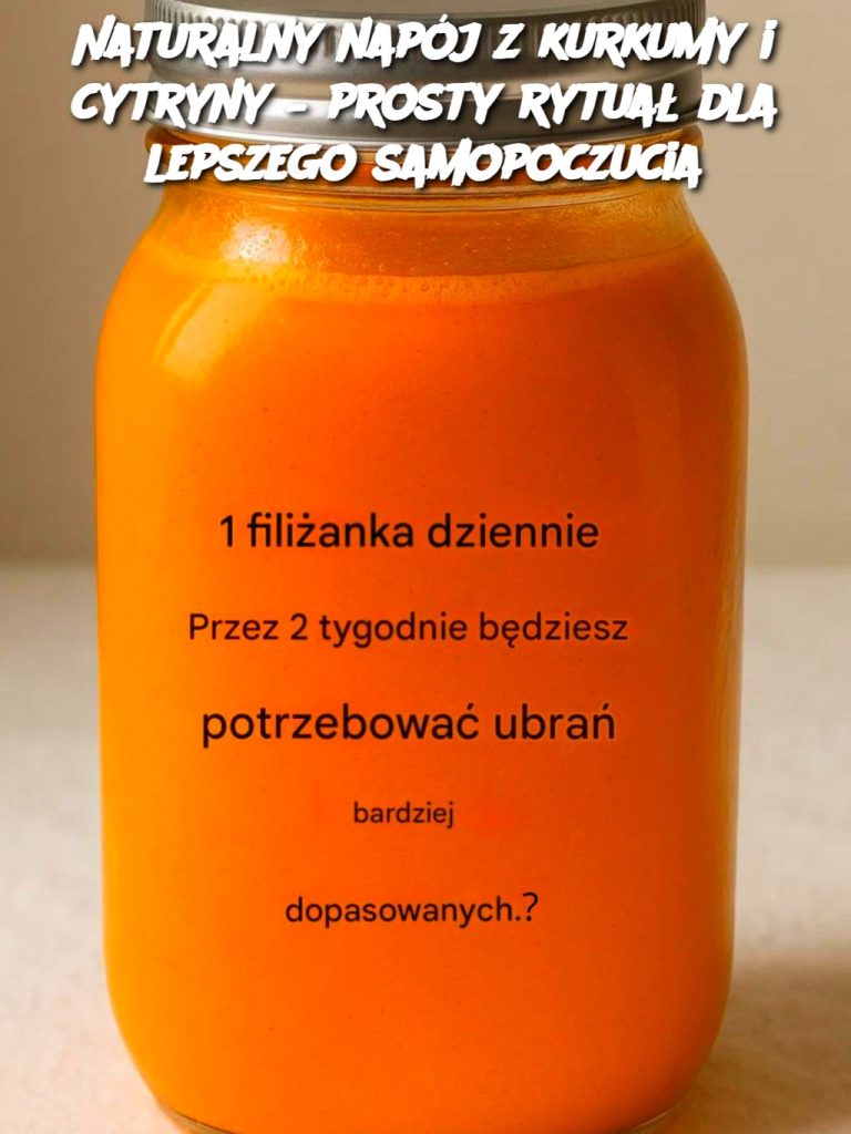 Naturalny napój z kurkumy i cytryny – prosty rytuał dla lepszego samopoczucia