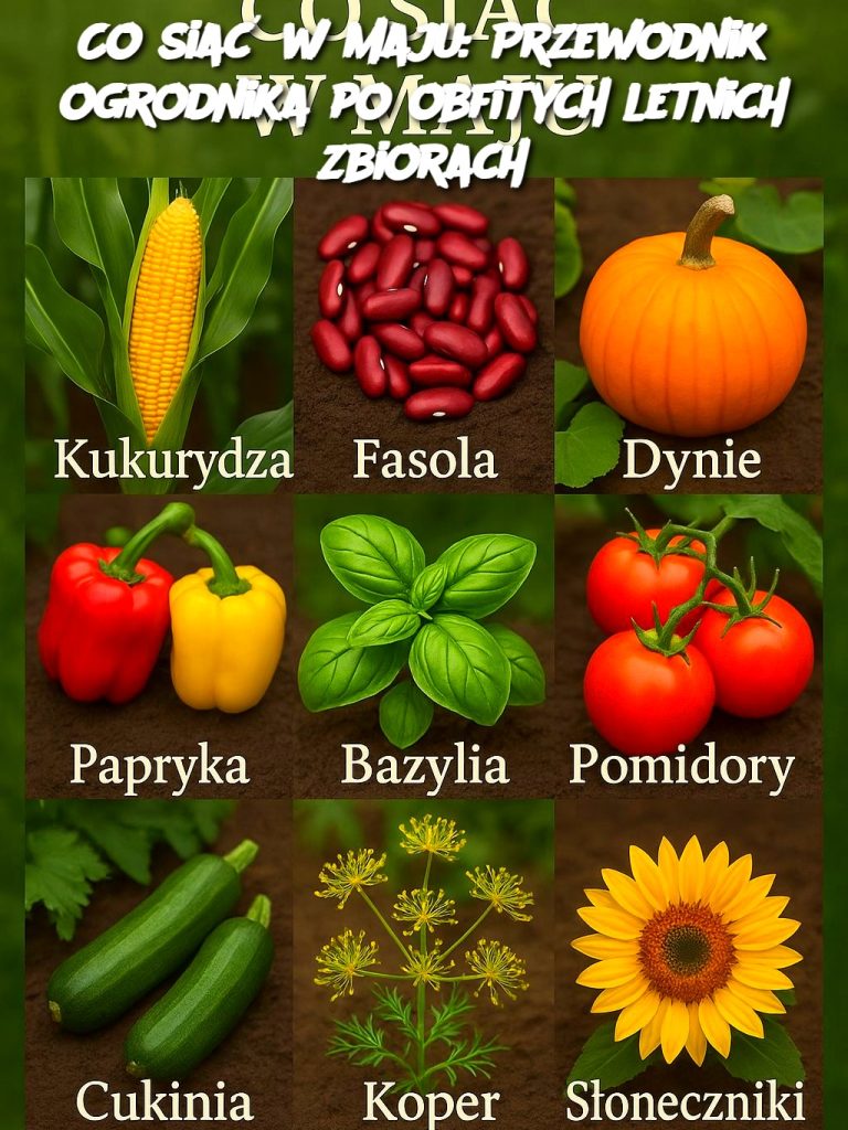 Co siać w maju: Przewodnik ogrodnika po obfitych letnich zbiorach