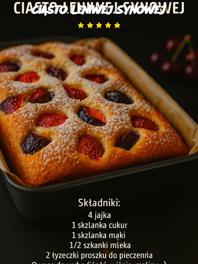 Ciasto Leniwej Synowej