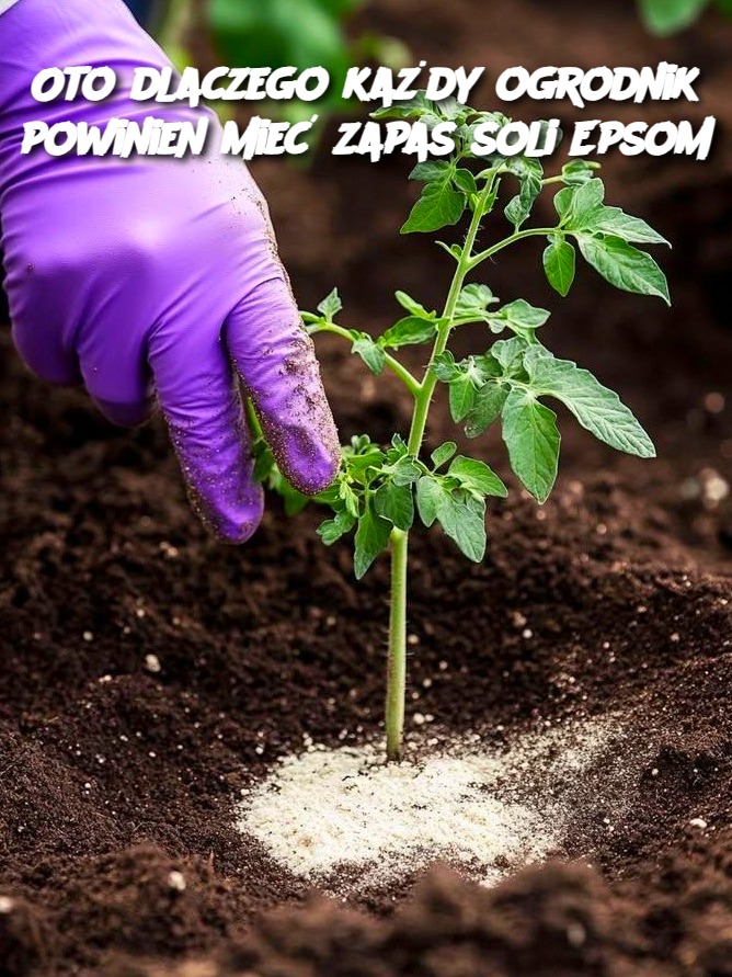Oto dlaczego każdy ogrodnik powinien mieć zapas soli Epsom