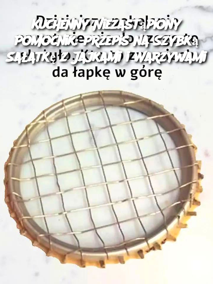 Kuchenny Niezastąpiony Pomocnik: Przepis na Szybką Sałatkę z Jajkami i Warzywami
