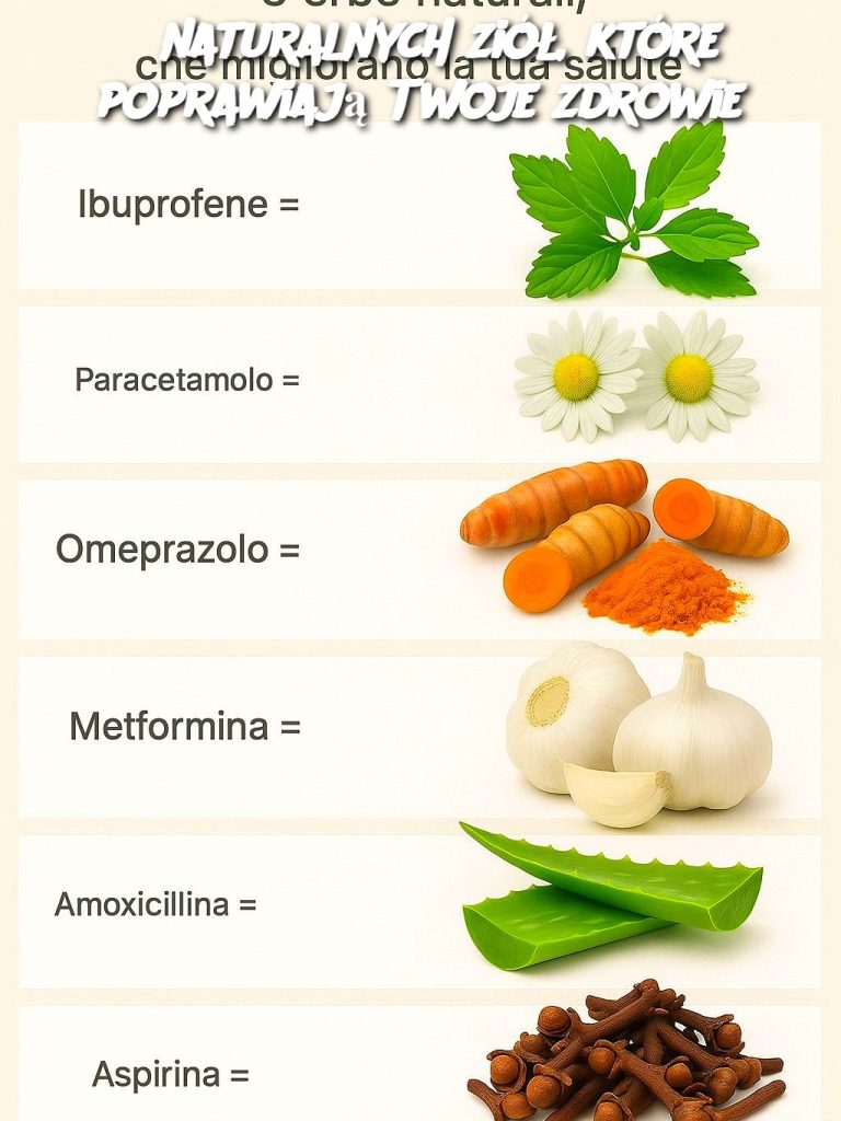 6 naturalnych ziół, które poprawiają Twoje zdrowie