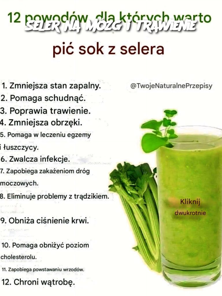 Seler na mózg i trawienie