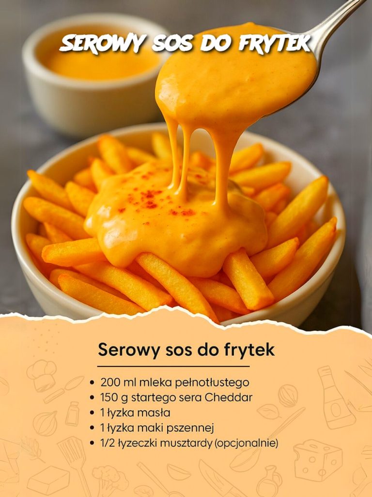 Serowy sos do frytek
