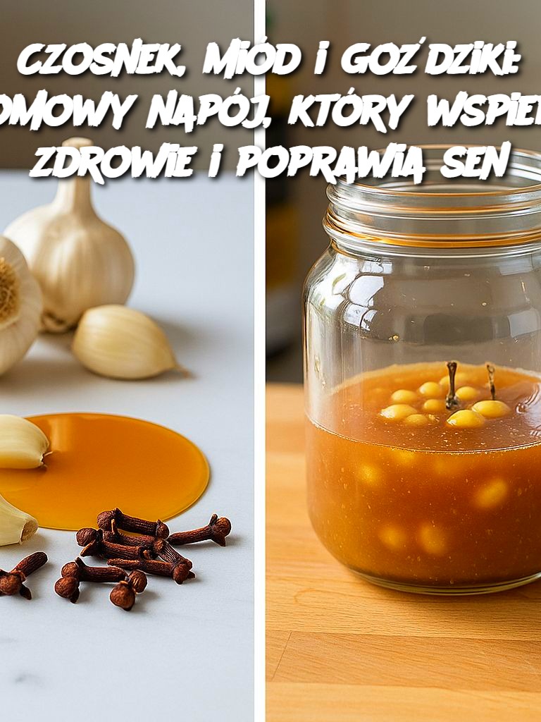 Czosnek, miód i goździki: domowy napój, który wspiera zdrowie i poprawia sen