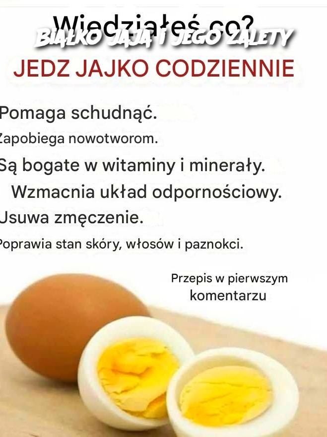 Białko jaja i jego zalety