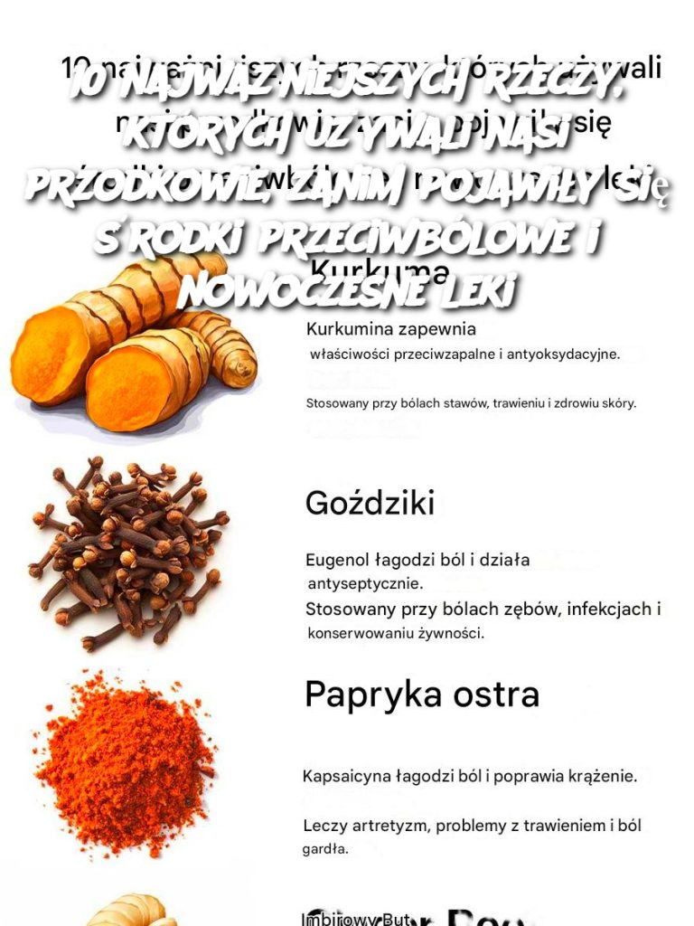 10 najważniejszych rzeczy, których używali nasi przodkowie, zanim pojawiły się środki przeciwbólowe i nowoczesne leki