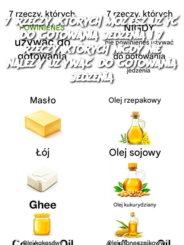 7 rzeczy, których możesz użyć do gotowania jedzenia i 7 rzeczy, których nigdy nie należy używać do gotowania jedzenia