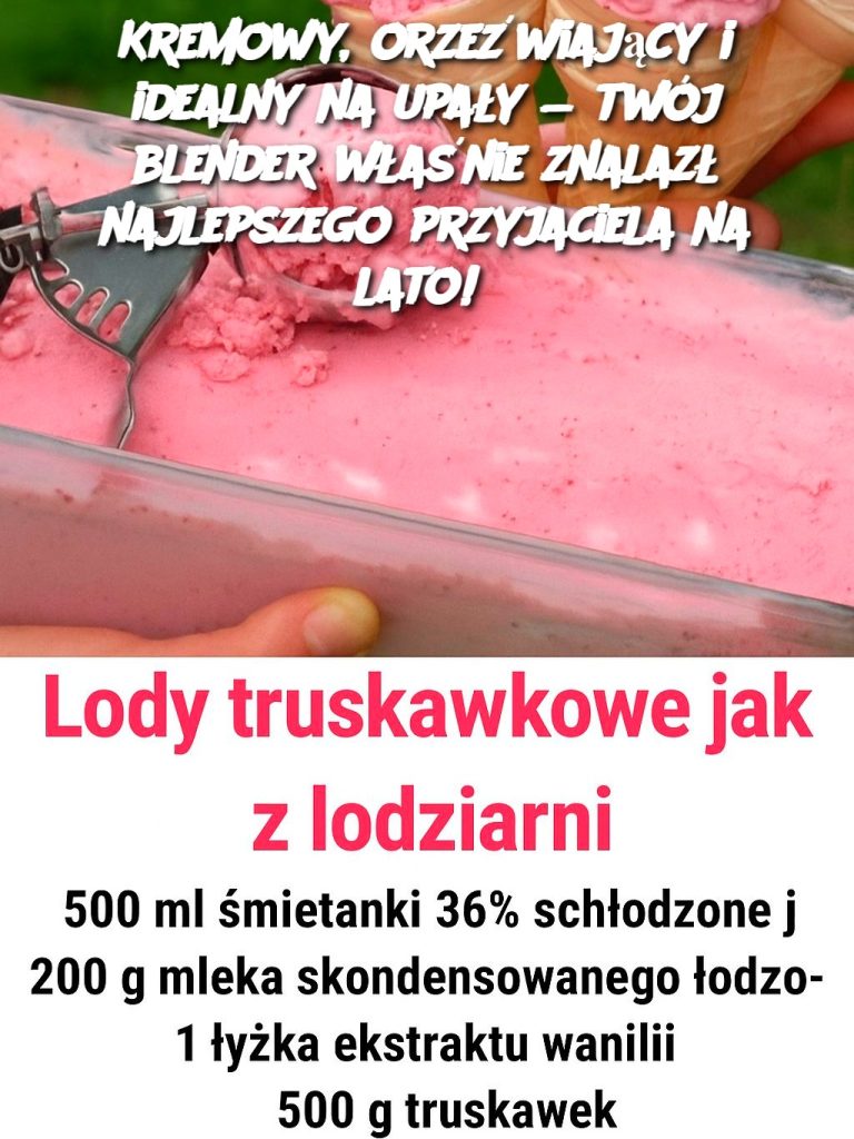 Kremowy, orzeźwiający i idealny na upały — twój blender właśnie znalazł najlepszego przyjaciela na lato!