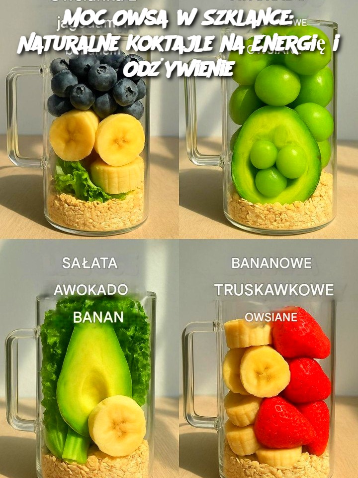 Moc Owsa w Szklance: Naturalne Koktajle na Energię i Odżywienie