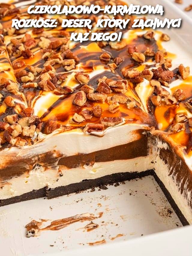 Czekoladowo-karmelowa rozkosz: deser, który zachwyci każdego!