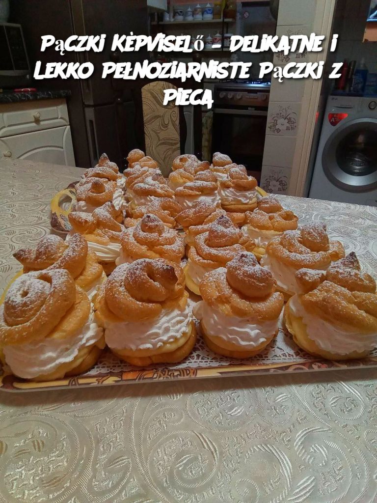 Pączki Kèpviselő – Delikatne i Lekko Pełnoziarniste Pączki z Pieca