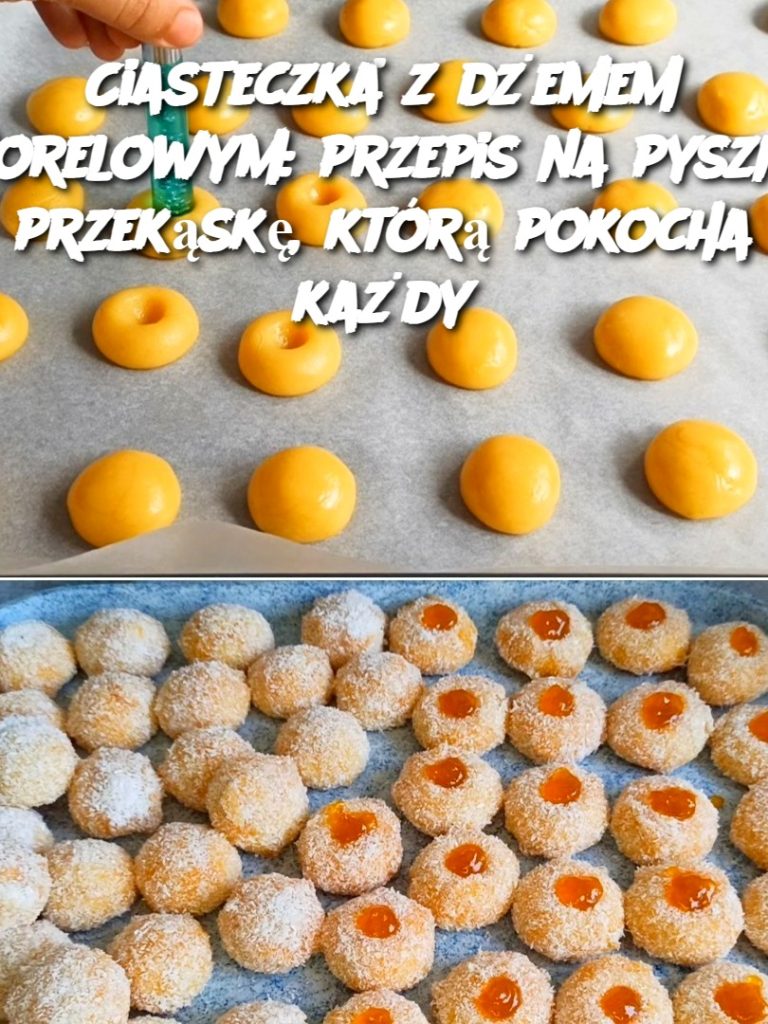 Ciasteczka z dżemem morelowym: przepis na pyszną przekąskę, którą pokocha każdy