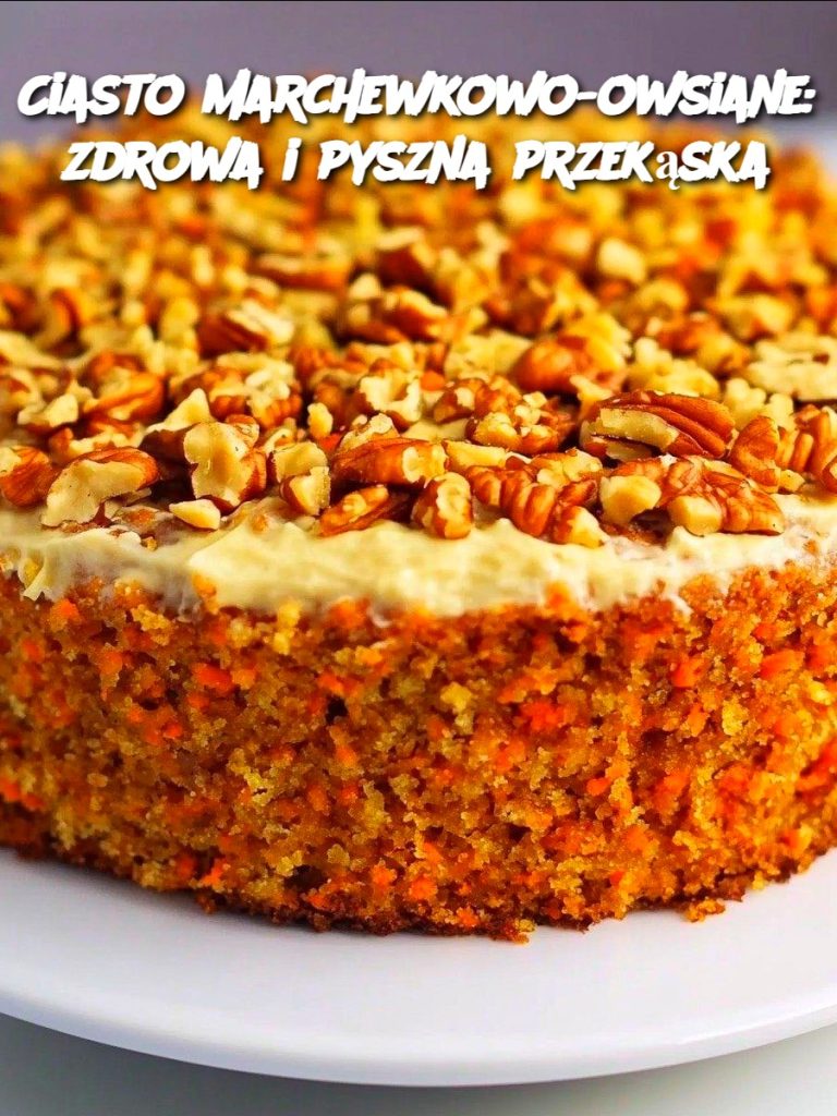 Ciasto marchewkowo-owsiane: zdrowa i pyszna przekąska