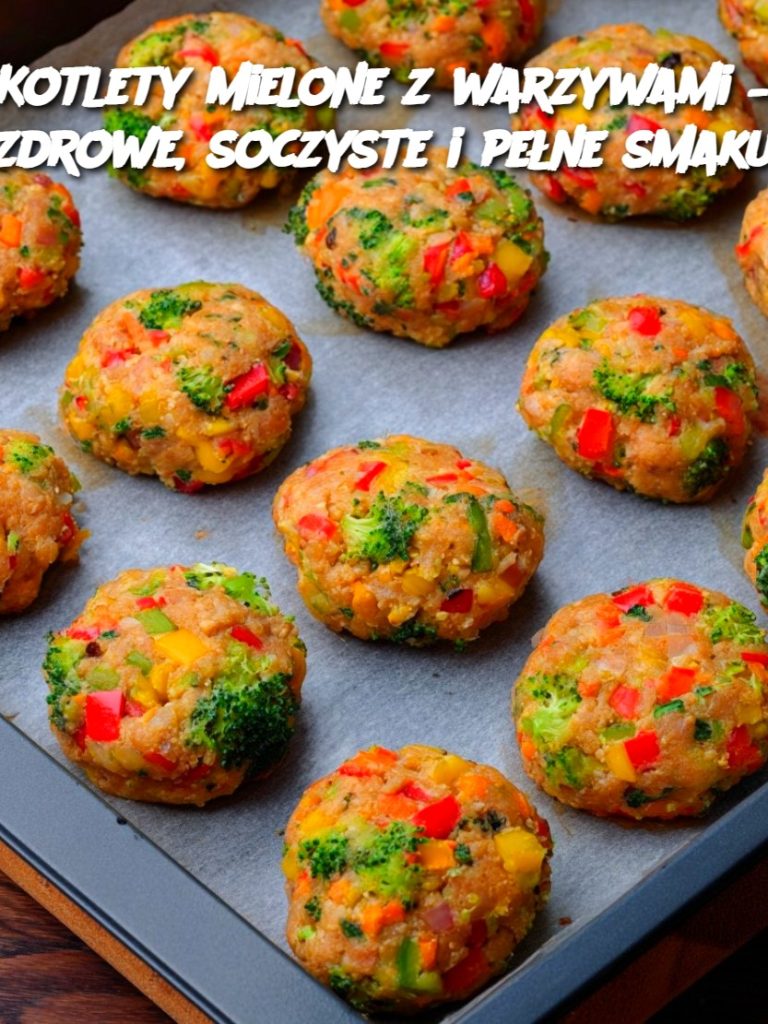 Kotlety mielone z warzywami – zdrowe, soczyste i pełne smaku