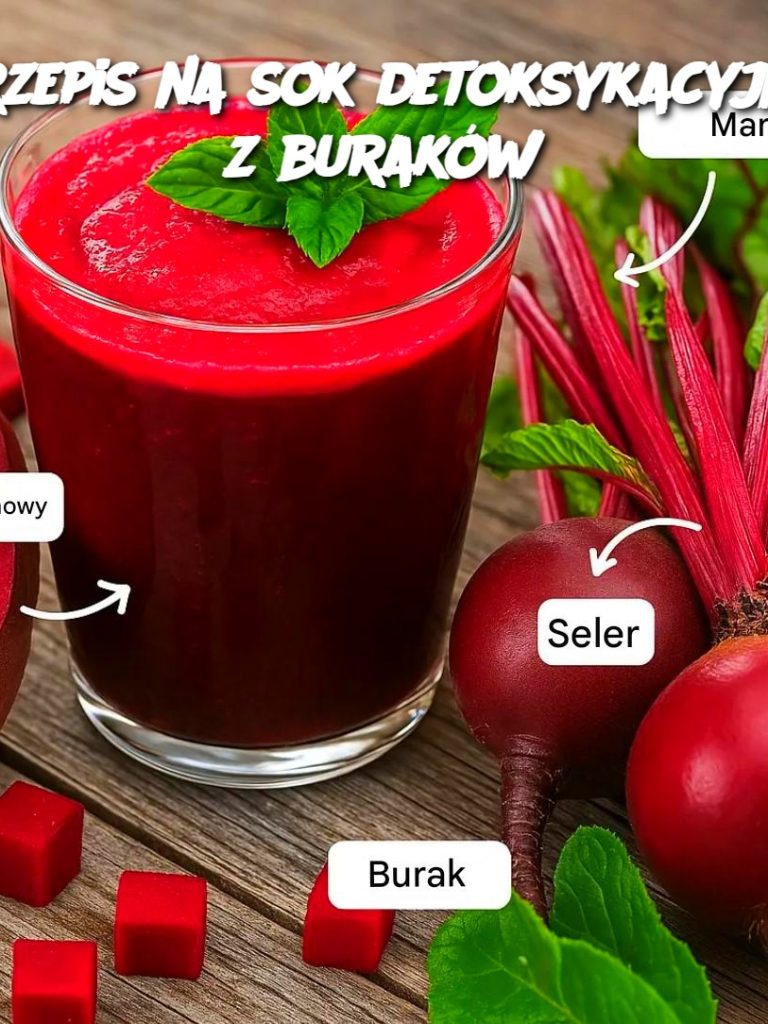 Przepis na sok detoksykacyjny z buraków