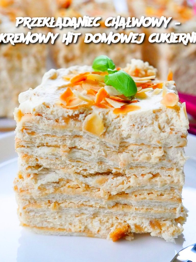 Przekładaniec chałwowy – kremowy hit domowej cukierni