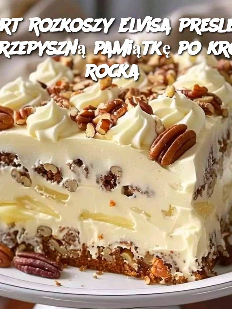 Tort Rozkoszy Elvisa Presleya – przepyszną pamiątkę po królu rocka
