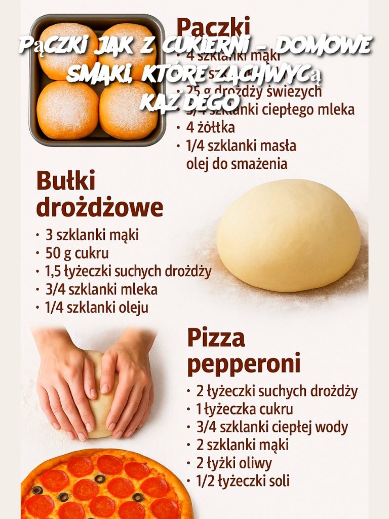 Pączki jak z cukierni – domowe smaki, które zachwycą każdego
