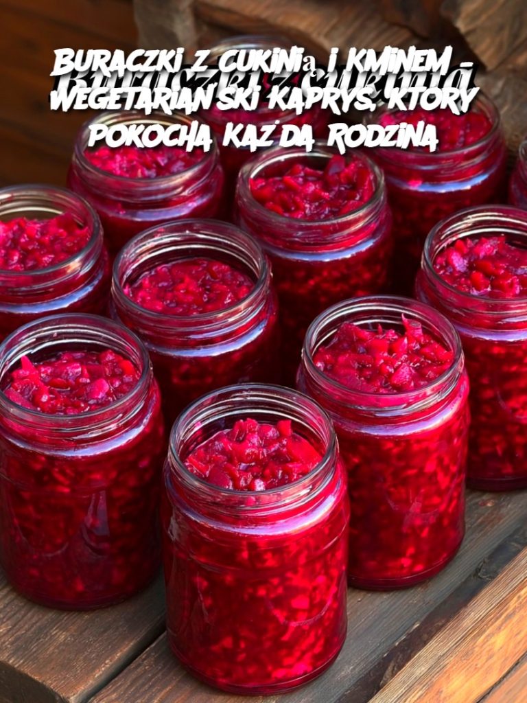 Buraczki z Cukinią i Kminem – Wegetariański Kaprys, który Pokocha Każda Rodzina