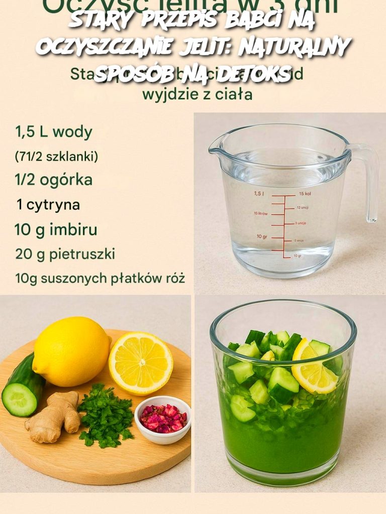 Stary przepis babci na oczyszczanie jelit: naturalny sposób na detoks