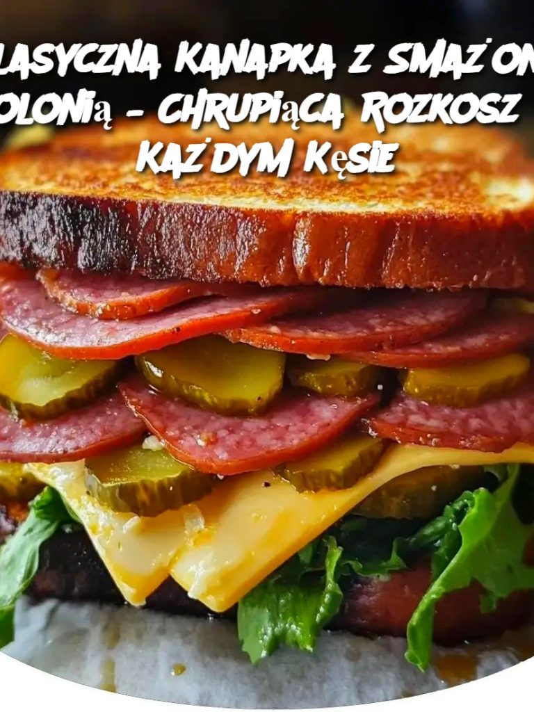 Klasyczna Kanapka z Smażoną Bolonią – Chrupiąca Rozkosz w Każdym Kęsie