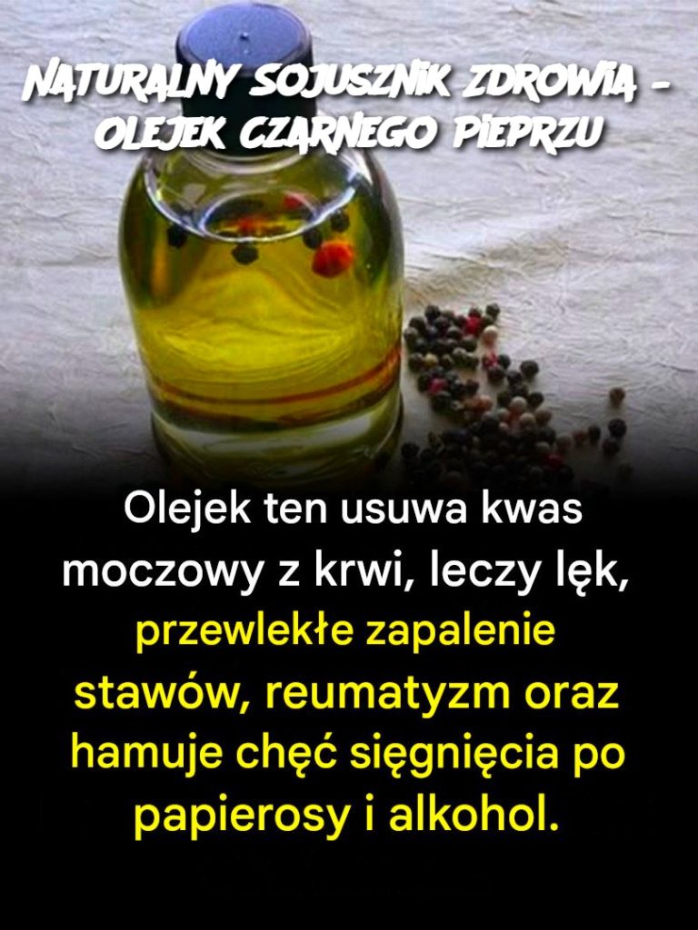 Naturalny Sojusznik Zdrowia – Olejek Czarnego Pieprzu