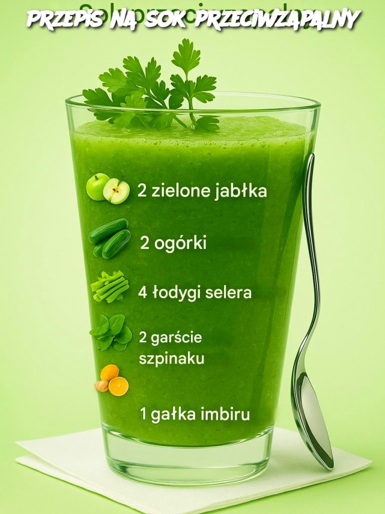 Przepis na sok przeciwzapalny
