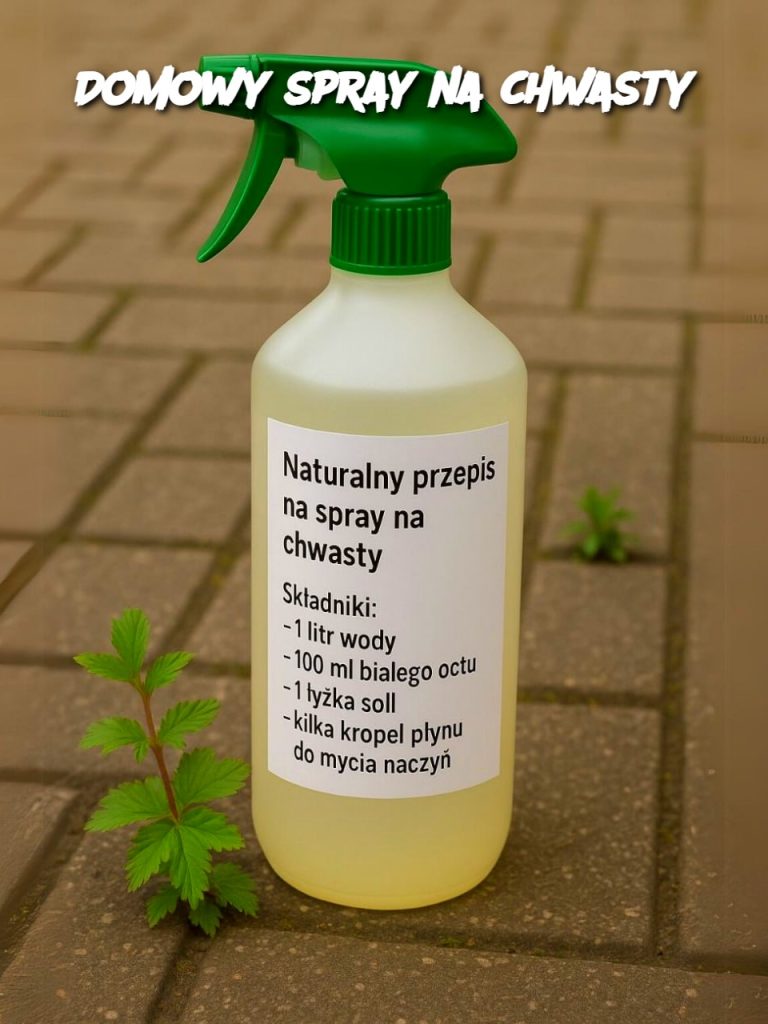 Domowy spray na chwasty