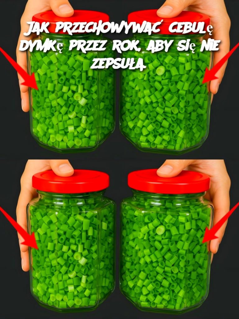 Jak przechowywać cebulę dymkę przez rok, aby się nie zepsuła.