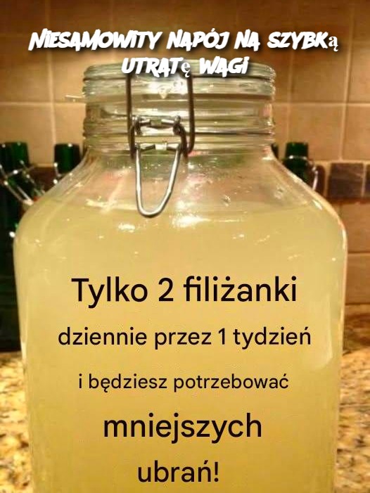 Niesamowity napój na szybką utratę wagi