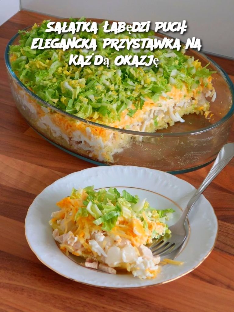 Sałatka Łabędzi Puch: Elegancka Przystawka na Każdą Okazję