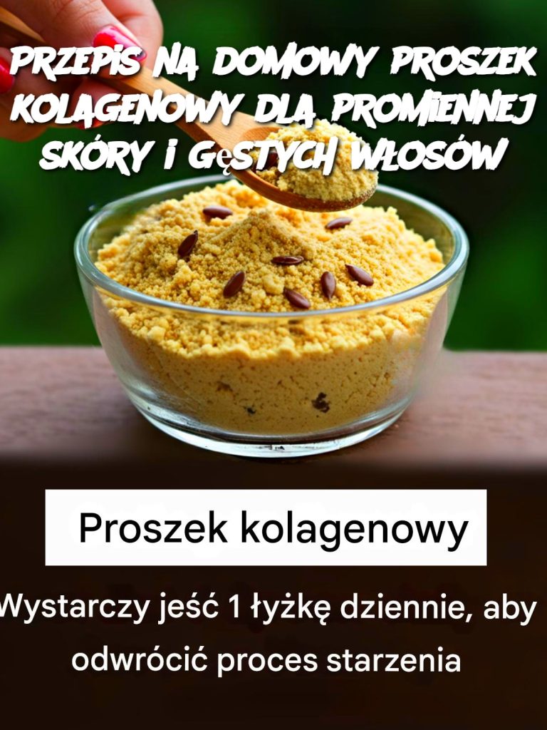 Przepis na domowy proszek kolagenowy dla promiennej skóry i gęstych włosów
